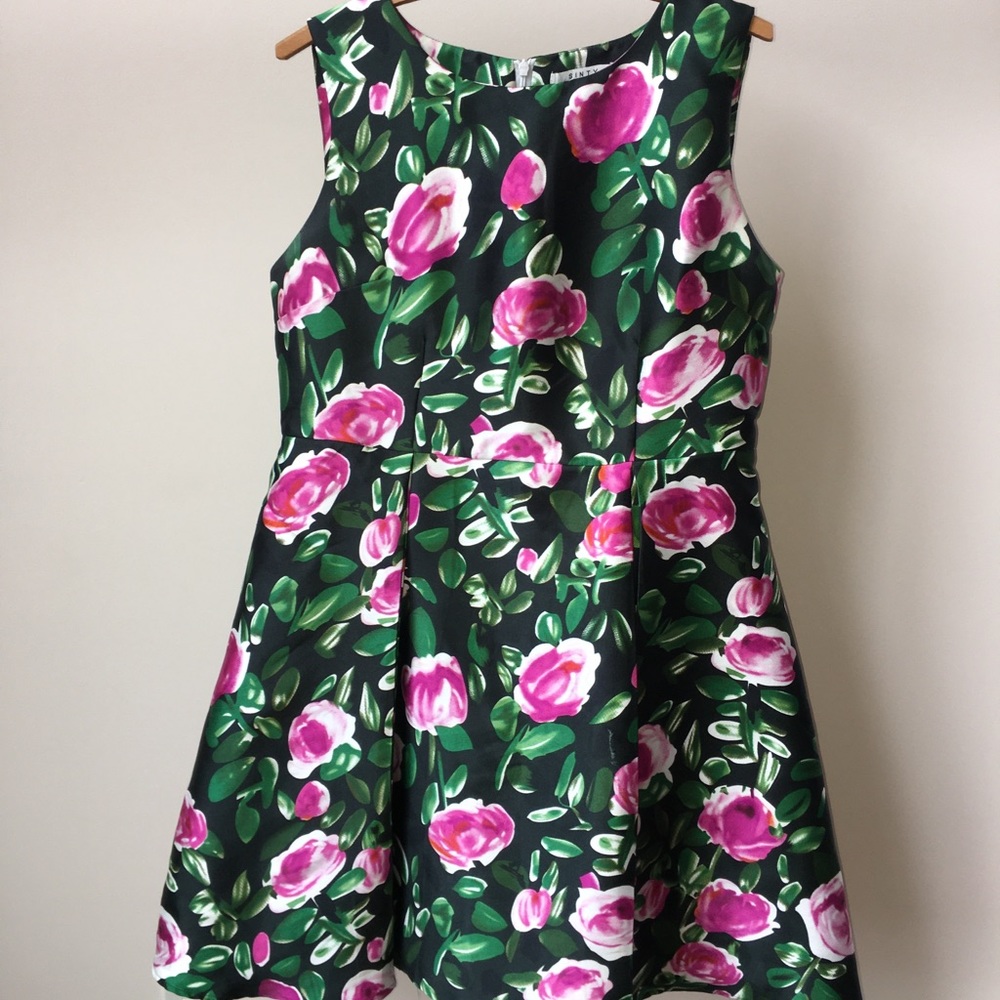 Sinty Floral Fit and Flare